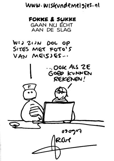 Fokke Sukke wiskundemeisjes