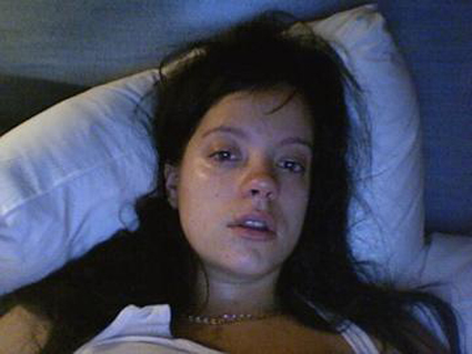 Lilly Allen huilt ook in bed