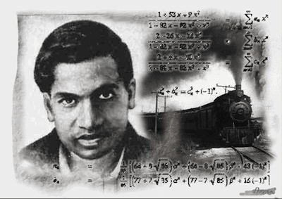 Ramanujan tussen een aantal van zijn formules